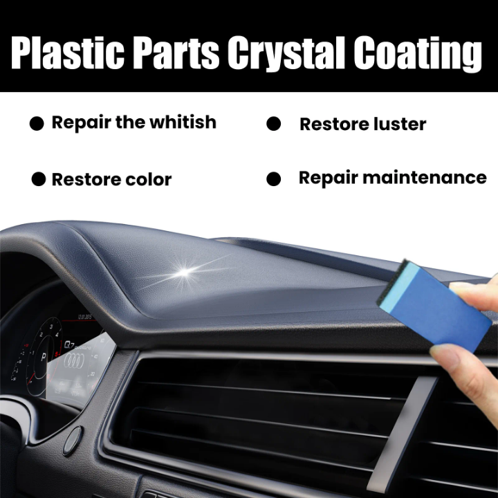 Dites adieu aux plastiques ternis : retrouvez l’éclat du neuf grâce au Revêtement Crystal ! 🌟