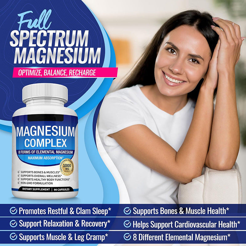 Fatigue, crampes, stress ? Retrouvez votre énergie et dormez enfin paisiblement grâce au Magnésium Complex !